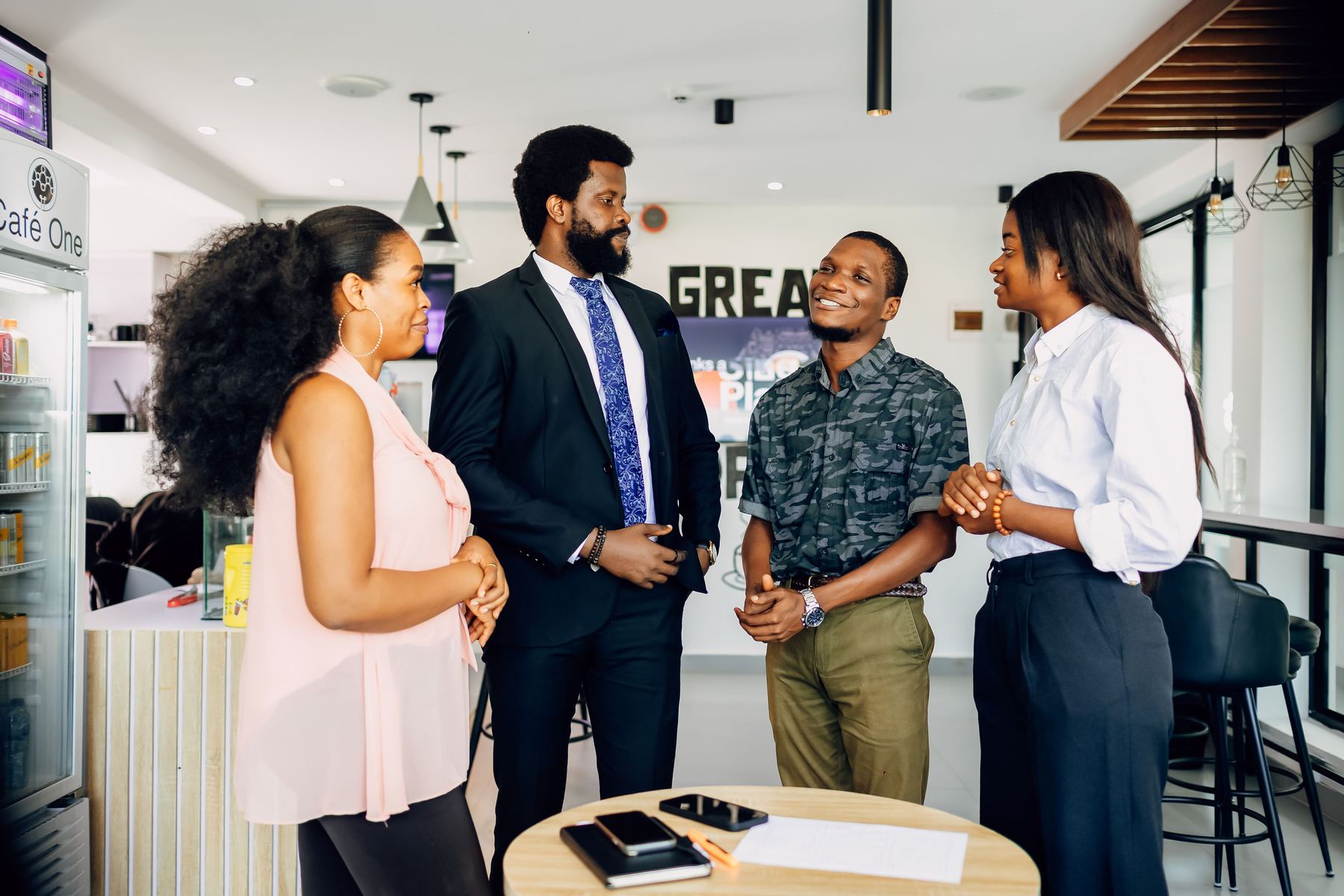 Munyai Consulting team collaborating in the office